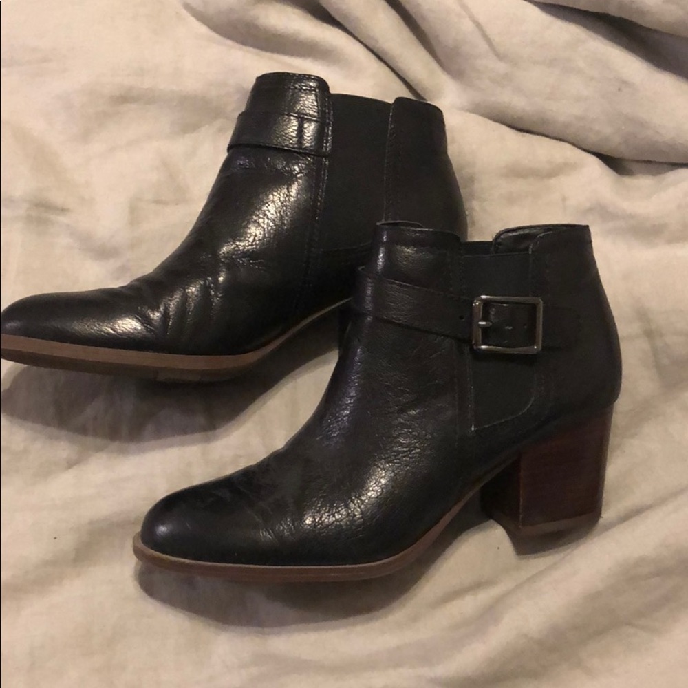 Black Franco Sarto booties pristine condition
